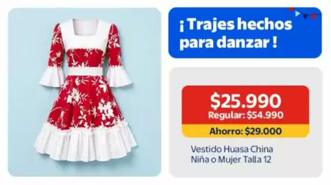Catálogo Lider Página 3: Vestido huasa china niña o mujer talla 12 €29.000,00