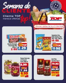 Encarte Rede Top Página 2: Pepino/ Beterraba em Conserva €6,99, Salgadinho Elma €11,98