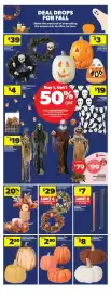 Real Canadian Superstore flyer week 38 Page 39: Harvest Fabric Pumpkins €8,00, Harvest Wreaths €29,00