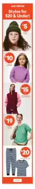Real Canadian Superstore flyer week 38 Page 6: Children's Sweatshirts €10,00, Adult Sweatshirts & Microfleece Vest €15,00