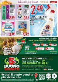 Volantino Crai Pagina 4: Straccetti Miglior Gatto Morando Pollo E Tacchino €0,59, Carta igienica rotoloni Regina €3,59