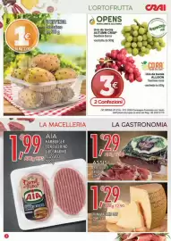 Volantino Crai Pagina 2: Assisi Prosciutto Crudo €1,29, Uva da tavola AUTUMN CRISP Seedless bianca €3,00