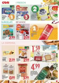 Volantino Crai Pagina 3: Filetti di tonno Callipo All’Olio Di Oliva €3,99, Nutella biscuits Ferrero €2,69