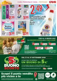 Volantino Crai Pagina 4: Straccetti Miglior Gatto Morando Pollo E Tacchino €0,59, Carta igienica rotoloni Regina €3,59