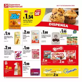 Volantino Sì con te Superstore Pagina 14: Special K Kellogg's €2,99, Kinder Colazione Più €2,49