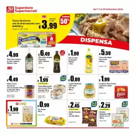 Volantino Sì con te Superstore Pagina 16: Tonno Maruzzella €1,99, Crackers Gran Pavesi €1,99