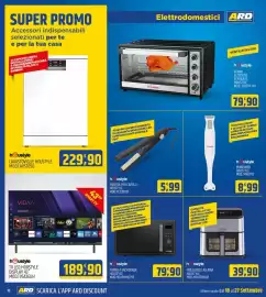 Volantino Ard Discount Pagina 18: Piastra per capelli Houstyle €5,99, Forno a microonde Houstyle €79,90