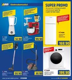 Volantino Ard Discount Pagina 19: Lavatrice a carica frontale Houstyle €199,90, Aspirapolvere Houstyle €39,90