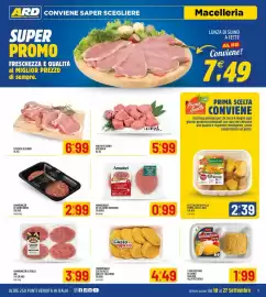 Volantino Ard Discount Pagina 5: Cordon bleu gusto ricco pollo e tacchino €4,49, Hamburger di suino nero €2,99