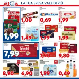 Volantino MEGA Pagina 10: Melegatti croissant farciti assortiti €1,49, Loacker Classic €1,79