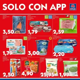 Volantino MEGA Pagina 7: Pancetta cubetti leggeri Beretta €1,79, Yogurt cremoso assortito Lattoria Brunico €2,20