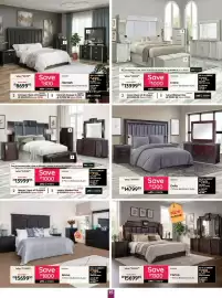 Bradlows catalogue Page 15: Hannah Headboard & Pedestals €869.995,00, Ivana 2 Piece Bedroom Suite €1.399.995,00
