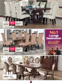 Bradlows catalogue Page 17: Knight Table + 8 Knight Dining Chairs Combo €2.679.995,00, Knight Table €1.199.995,00