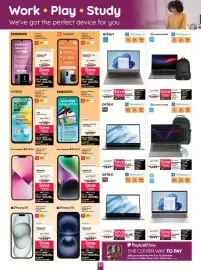 Bradlows catalogue Page 22: Galaxy A27 5G 128GB Black €699.995,00, Pre-Owned iPhone 14 128GB Black €1.049.995,00
