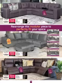 Bradlows catalogue Page 3: Entertainer 4 Piece Corner Lounge Suite €1.799.995,00