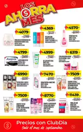 Folleto Supermercados DIA Página 17: Bonte crema corporal humectante €7.470,00, Bonté gel exfoliante facial €4.999,00