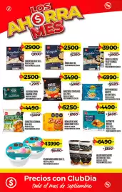 Folleto Supermercados DIA Página 27: Union ganadera salchichas clasicas €2.500,00, Día papas fritas congeladas €3.490,00