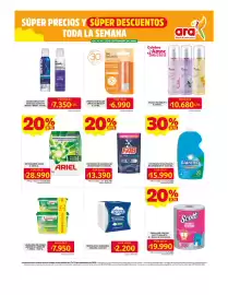 Catálogo Ara Página 13: Detergente ariel €28.990,00, Blancox detergente multiusos bicarbonato €15.990,00