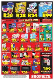 Shoprite catalogue Page 4: Domestos Disinfectant Bleach All Variants €26,00, Colgate Triple Action Toothpaste €26,00