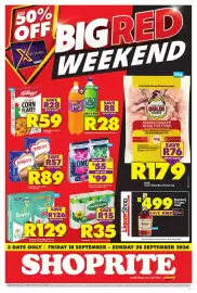 Shoprite catalogue Page 1: Cremora Coffee And Tea Creamer €89,00, Omo Supersoak Hand Washing Powder €99,00