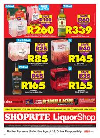 Shoprite catalogue Page 2: Rain Dance Wine €145,00, J.C. Le Roux Sparkling Wine €85,00