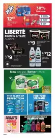Loblaws flyer week 38 Page 19: Liberté Méditerranée yogurt €4,50, Liberté Kefir select varieties €6,00