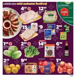 Loblaws flyer week 38 Page 7: Chinese pomelo €0,88, Darling clementines €4,50