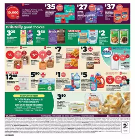 Loblaws flyer week 38 Page 8: PC distilled water €1,00, Janes pub style breaded chicken €7,00