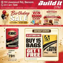 Build It catalogue Page 2: KBC Cement €79,90