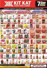 KitKat Cash and Carry catalogue week 38 Page 1: D'LITE Cooking Oil €555,00, KNORR Soup €255,00