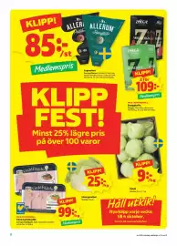 Stora Coop reklamblad vecka 39 Sida 2: Lagrad ost, Medlemspris, Bryggkaffe, Medlemspris