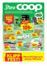 Stora Coop reklamblad vecka 39 Sida 3: Bryggkaffe, Medlemspris, Falukorv, Medlemspris