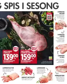 Meny kundeavis uke 38 Side 3: Årets ferske lammelår €139,00