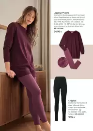 Tchibo Eduscho Flugblatt Seite 10: Leggings-Pyjama Oberteil mit Rundhalsausschnitt und elasti- schen Rippbündchen an Saum