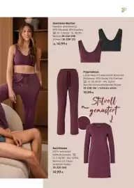 Tchibo Eduscho Flugblatt Seite 6: Seamless-Bustier Nahtlose Verarbeitung. 92% Polyamid, 8% Elasthan. . Gr. S 36/38 - XL