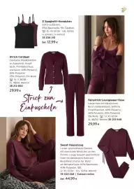Tchibo Eduscho Flugblatt Seite 9: 2 Spaghetti-Hemdchen GOTS' zertifiziert. 95% Baumwolle, 5% Elasthan. . Gr. XS 32/34 - XXL