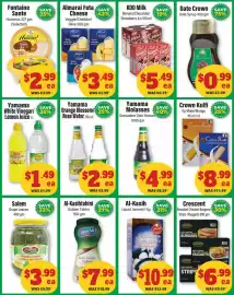 Iqbal Foods flyer week 38 Page 6: Almarai Feta Cheese €3,49, Kdd milk banana/chocolate/strawberry €5,49