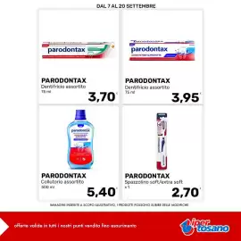 Volantino Iper Tosano Pagina 1: Parodontax Collutorio assortito €5,40, Parodontax dentifricio assortito €3,95