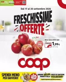 Volantino Coop Pagina 1: Mele Gala Orto Qui €1,99