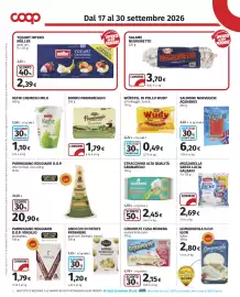 Volantino Coop Pagina 6: Stracchino alta qualità Granarolo €2,45, Gnocchi di patate Patamore €1,20