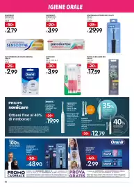 Volantino Bennet Pagina 12: Dentifricio parodontax gengive+ €3,99, Scovolino Gum €3,99