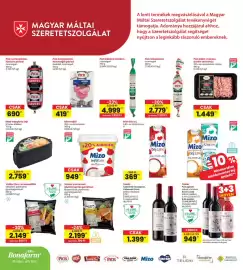 Interspar akciós újság hét 38 Oldal 15: Actimel €1.099,00, Milli krémtúró €199,00