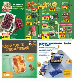 Interspar akciós újság hét 38 Oldal 30: S budget papírtörlő €499,00, Coccolino öblítő €2.299,00