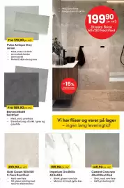 Right Price Tiles kundeavis Side 3: Pulse Antique Grey serien €179,90, Gobi Cream 100x100 S-Tech Rectified €399,90