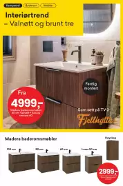 Right Price Tiles kundeavis Side 6: Madera baderomsmøbler €2.999,00, Fjellhytta Madera baderomsmøbel €4.999,00