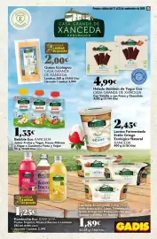 Folleto Gadis semana 38 Página 15: Casa Grande de Xanceda Queso Ecológico €2,00
