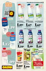 Folleto Gadis semana 38 Página 18: C.L. ASTURIANA Leche Entera €1,89, Yosoy bebida de avena nueces o de arroz avellanas €1,99