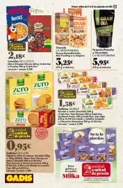 Folleto Gadis semana 38 Página 22: Galletas GERBLÉ €1,38, Kellogg's Choco Krispies Chocos o Frosties €2,18