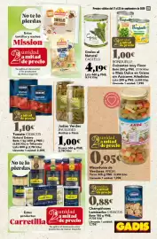 Folleto Gadis semana 38 Página 29: Cidacos champiñones laminados €0,88, Ifa eliges judias verdes anchas o finas €1,00