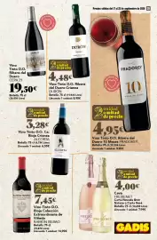 Folleto Gadis semana 38 Página 39: Pradorey vino tinto d.o. ribera del duero 10 meses €4,95